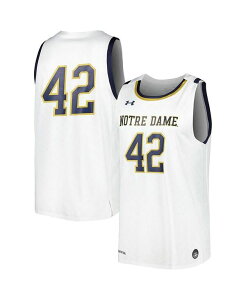 A_[A[}[ Y gbvX Vc W[W[ Under Armour Men's Notre Dame Fighting Irish Replica Basketball Jersey White zCg