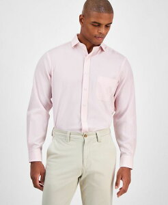 yz Nu[ Y Vc gbvX Men's Glover Check Dress Shirt Created for Macy's Pink White