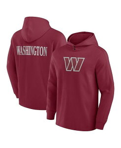 �t�@�i�e�B�N�X �����Y �g�b�v�X T�V���c �p�[�J�[ Fanatics Men's Burgundy Washington Commanders Elements Blaze Tri-Blend Long Sleeve Hoodie T-Shirt Burgundy �o�[�K���f�B