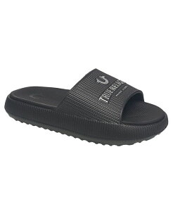 �g�D���[�����W���� ���f�B�[�X �V���[�Y �T���_�� True Religion Women's Meg Slide Black �u���b�N