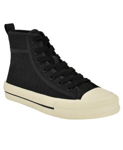 QX fB[X V[Y Xj[J[ [X S GUESS Women's Colyn High Top Logo Lace-Up Sneakers Black ubN