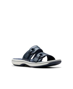 yz N[NX fB[X T_ V[Y Cloudsteppers Women's Breeze Maye Slip-On Sandals Navy