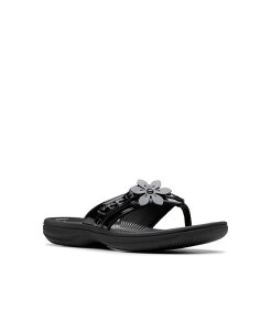 yz N[NX fB[X T_ V[Y Cloudsteppers Women's Breeze Opal Slip-On Sandals Black Patent