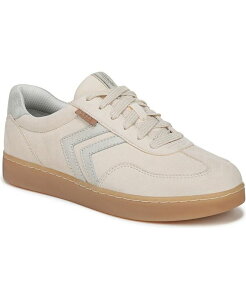 hN^[EV[ fB[X V[Y Xj[J[ [X Dr. Scholl's Women's Rebel Sport Lace Up Sneakers Off White/Gold Suede/Leather ItzCg