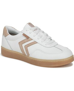 hN^[EV[ fB[X V[Y Xj[J[ [X Dr. Scholl's Women's Rebel Sport Lace Up Sneakers White/Cuban Sand Leather/Suede zCg