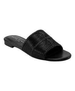 }[NEtBbV[ fB[X V[Y T_ Marc Fisher LTD Women's Zuri Slip-On Flat Sandals Black ubN