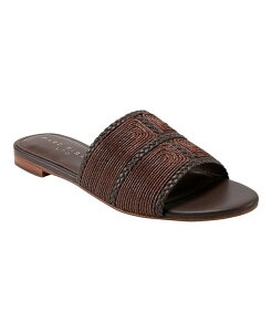 }[NEtBbV[ fB[X V[Y T_ Marc Fisher LTD Women's Zuri Slip-On Flat Sandals Dark Brown uE
