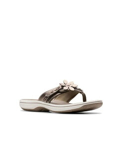N[NX fB[X V[Y T_ Pewter Clarks Cloudsteppers Women's Breeze Opal Slip-On Sandals