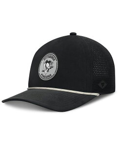 �t�@�i�e�B�N�X �����Y �A�N�Z�T���[ �X�q Fanatics Men's Black Pittsburgh Penguins Front Office Performance A-Frame Adjustable Hat Black �u���b�N