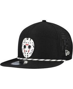 �j���[�G�� �����Y �A�N�Z�T���[ �X�q New Era Men's Black Friday the 13th Rope Trucker 9FIFTY Snapback Hat Black �u���b�N