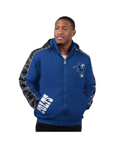 X^[^[ Y AE^[ WPbgEu] p[J[ WPbg Starter Men's Royal Indianapolis Colts Thursday Night Gridiron Full-Zip Hoodie Jacket Royal