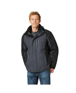 t[ Jg[ Y AE^[ WPbgEu] WPbg Free Country Men's FreeCycle Bode 3-in-1 Systems Jacket Black ubN