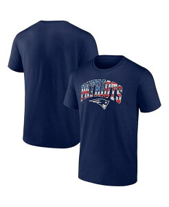 �t�@�i�e�B�N�X �����Y �g�b�v�X T�V���c ���S Fanatics Men's Navy New England Patriots Banner Wave Logo T-shirt Navy �l�C�r�[