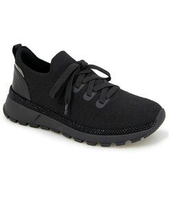 �P�l�X�R�[�� ���f�B�[�X �V���[�Y �X�j�[�J�[ Kenneth Cole Reaction Women's Kuest Sneakers Black knit �u���b�N