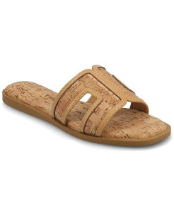 Wl RNV fB[X V[Y T_ Journee Collection Women's Primah H Band Slip On Flat Sandals Cork