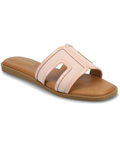 Wl RNV fB[X V[Y T_ Journee Collection Women's Primah H Band Slip On Flat Sandals Pink sN