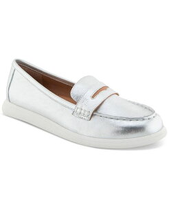 WFg\EY fB[X V[Y pvX [t@[ Gentle Souls Women's Bailey Penny Loafers Silver Vo[