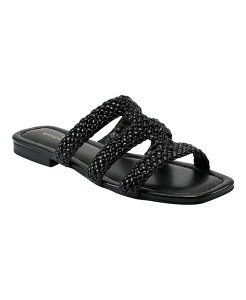 �o���h���[�m ���f�B�[�X �V���[�Y �T���_�� Bandolino Women's Sumer Square Toe Flat Sandals Black �u���b�N