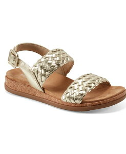 ���b�N�|�[�g ���f�B�[�X �V���[�Y �T���_�� Rockport Women's Yarelia Open Toe Casual Slingback Sandals Gold �S�[���h