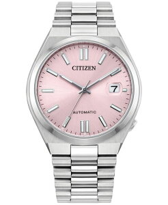 �V�`�Y�� �����Y �A�N�Z�T���[ �r���v T�V���c Citizen Men's Sport Luxury AutoTsuyosa Automatic Stainless Steel Bracelet Watch 37mm Silver-tone �V���o�[