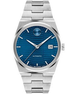 yz oh Y rv ANZT[ Men's Bold Quest Swiss Automatic Stainless-Steel Watch 39mm Silver-Tone