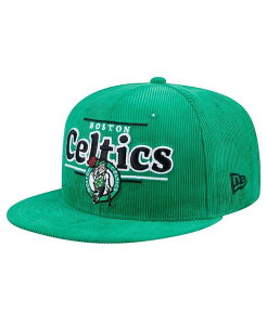 �j���[�G�� �����Y �A�N�Z�T���[ �X�q �R�[�f�����C New Era Men's Kelly Green Boston Celtics Throwback Display Corduroy 9FIFTY Snapback Hat Kelly Green �O���[��