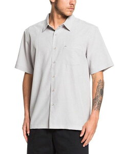 �N�C�b�N�V���o�[ �E�H�[�^�[ �}�� �����Y �g�b�v�X �V���c Quiksilver Waterman Quiksilver Men's Centinela Shirt Gray �O���[