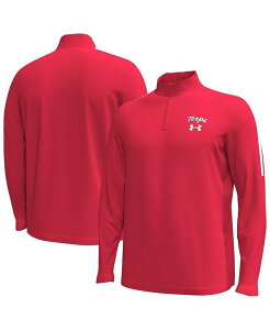 A_[A[}[ Y AE^[ WPbgEu] WPbg Under Armour Men's Red Maryland Terrapins Playoff Performance Quarter-Zip Jacket Red bh