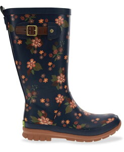 yz EGX^`[t fB[X u[cECu[c V[Y Women's Country Bloom Tall Rain Boot Blue