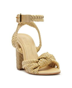 yz Vbc fB[X T_ V[Y Women's Khari Block Heel Sandals Beige