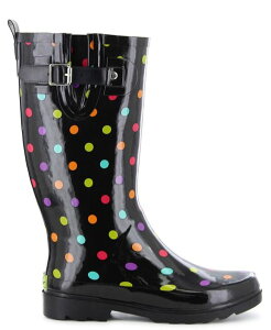 yz EGX^`[t fB[X u[cECu[c V[Y Women's Dot City Rain Boot Black
