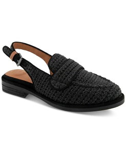 yz WFg\EY fB[X pvX V[Y Women's Caleb Slingback Loafer Flats Black Raffia