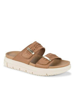 yz xAgbvX fB[X T_ V[Y Women's Origins Haliah Slide Slip-On Sandals Tan Leather