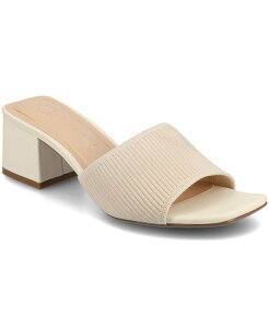 【送料無料】 ジュルネ コレクション レディース サンダル シューズ Women's Shilin Slip On Knit Dress Sandals Beige