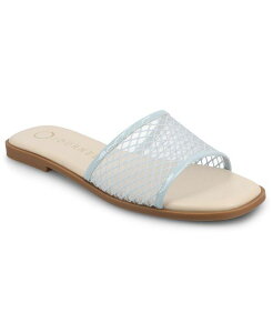 Wl RNV fB[X V[Y T_ Journee Collection Women's Breckley Slip-On Flat Sandals Light Blue u[