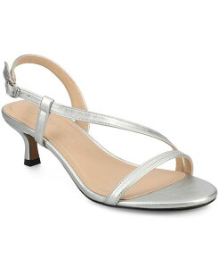 �W�����l �R���N�V���� ���f�B�[�X �V���[�Y �T���_�� Journee Collection Women's Jemry Crossover Strap Dress Sandals Silver �V���o�[