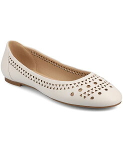 �W�����l �R���N�V���� ���f�B�[�X �V���[�Y �p���v�X Journee Collection Women's Kamrah Round Toe Dress Flats Bone