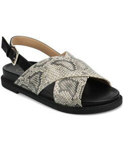 �W�����l �R���N�V���� ���f�B�[�X �V���[�Y �T���_�� Journee Collection Women's Marinna Round Toe Flat Sandals Snake