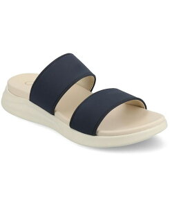 Wl RNV fB[X V[Y T_ Journee Collection Women's Janis Slip-On Wedge Sandals Navy lCr[