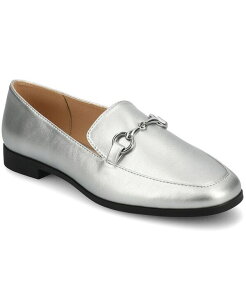 Wl RNV fB[X V[Y pvX [t@[ Journee Collection Women's Lacie Slip-On Loafers Silver Vo[