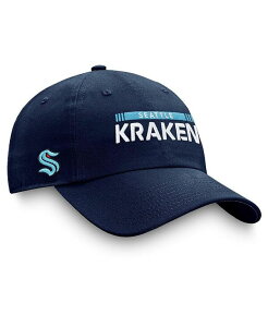 yz t@ieBNX Y Xq ANZT[ Men's Deep Sea Blue Seattle Kraken Authentic Pro Rink Adjustable Hat Deep Sea Blue