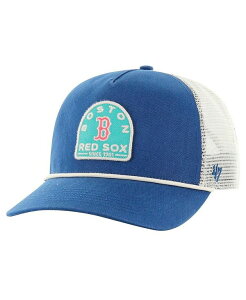 47 �u�����h �����Y �A�N�Z�T���[ �X�q '47 Brand Men's Navy Boston Red Sox Cypress Trucker Hitch Adjustable Hat Navy �l�C�r�[