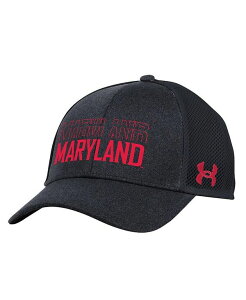 A_[A[}[ Y ANZT[ Xq Under Armour Men's Black Maryland Terrapins 2024 Sideline Blitzing Trucker Adjustable Hat Black ubN