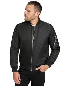 JoNC Y AE^[ WPbgEu] iC WPbg Calvin Klein Men's Classic MA-1 Nylon Bomber Jacket Black ubN