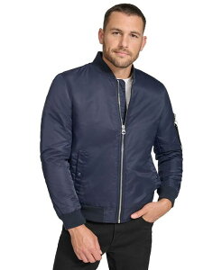 JoNC Y AE^[ WPbgEu] iC WPbg Calvin Klein Men's Classic MA-1 Nylon Bomber Jacket True Navy lCr[