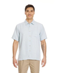 �N�C�b�N�V���o�[ �E�H�[�^�[ �}�� �����Y �g�b�v�X �V���c Quiksilver Waterman Quiksilver Men's Island Jungle Woven Shirt Cool Blue �u���[