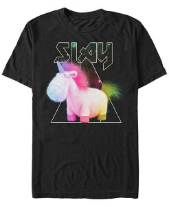 �t�B�t�X�T�� �����Y �g�b�v�X T�V���c �~�j �V���c Fifth Sun Minions Men's Fluffy Slay Short Sleeve T-Shirt Black �u���b�N