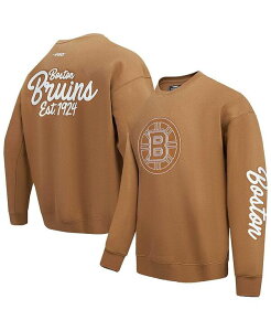 �v���X�^���_�[�h �����Y �A�E�^�[ �p�[�J�[�E�X�E�F�b�g �X�E�F�b�g �V���c Pro Standard Men's Brown Boston Bruins Paint the City Pullover Sweatshirt Brown �u���E��
