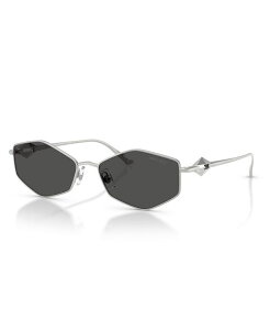 yz W~[`[ fB[X TOXEACEFA ANZT[ Women's Large Sunglasses JC4017 Silver
