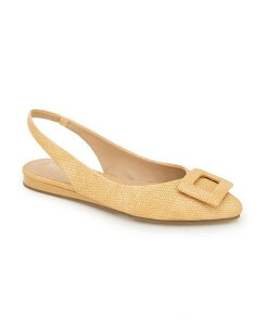 �P�l�X�R�[�� ���f�B�[�X �V���[�Y �p���v�X Kenneth Cole Reaction Womens's Linton Buckle Wedge Flats Natural Weave